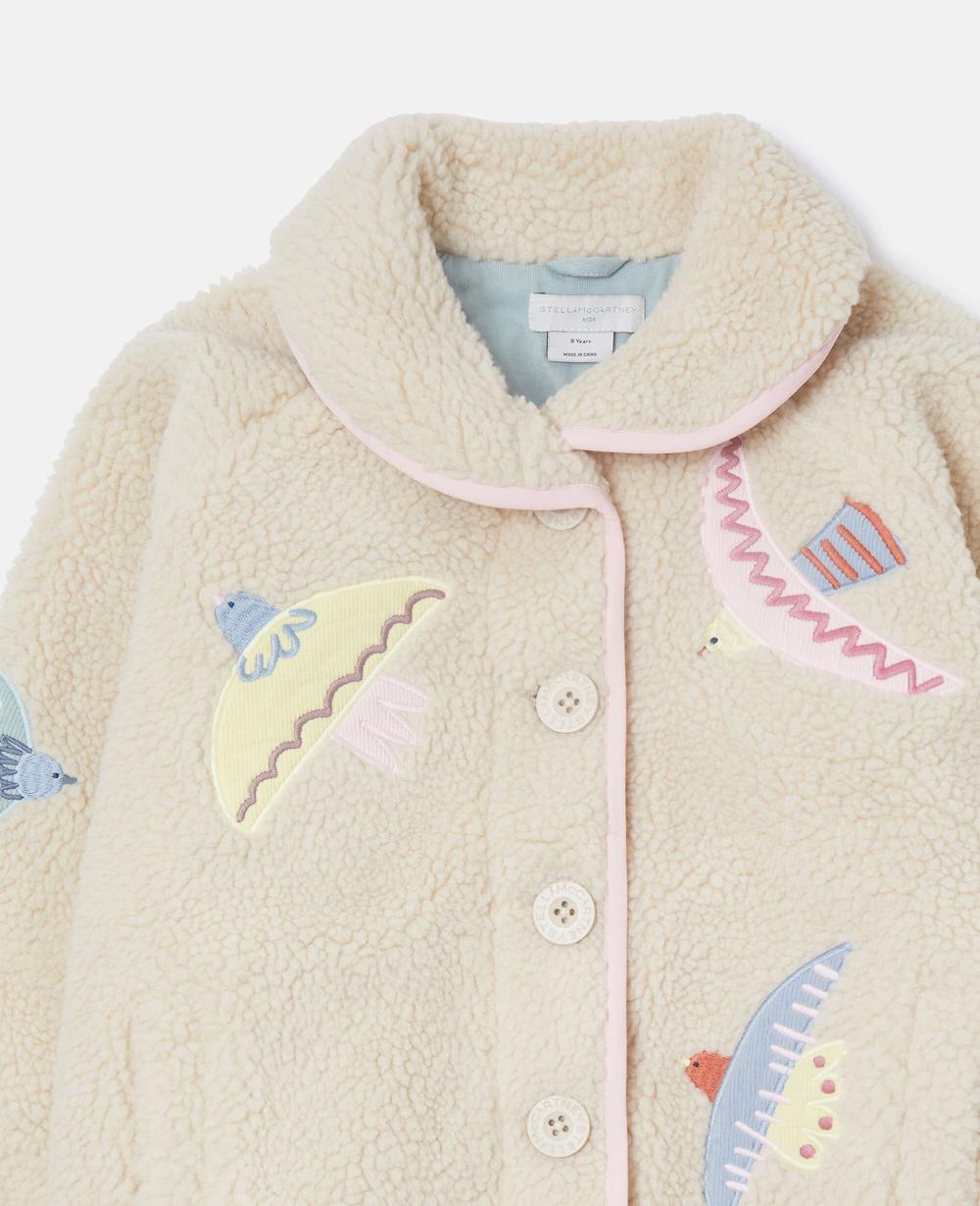 Stella Dove Embroidered Fleece