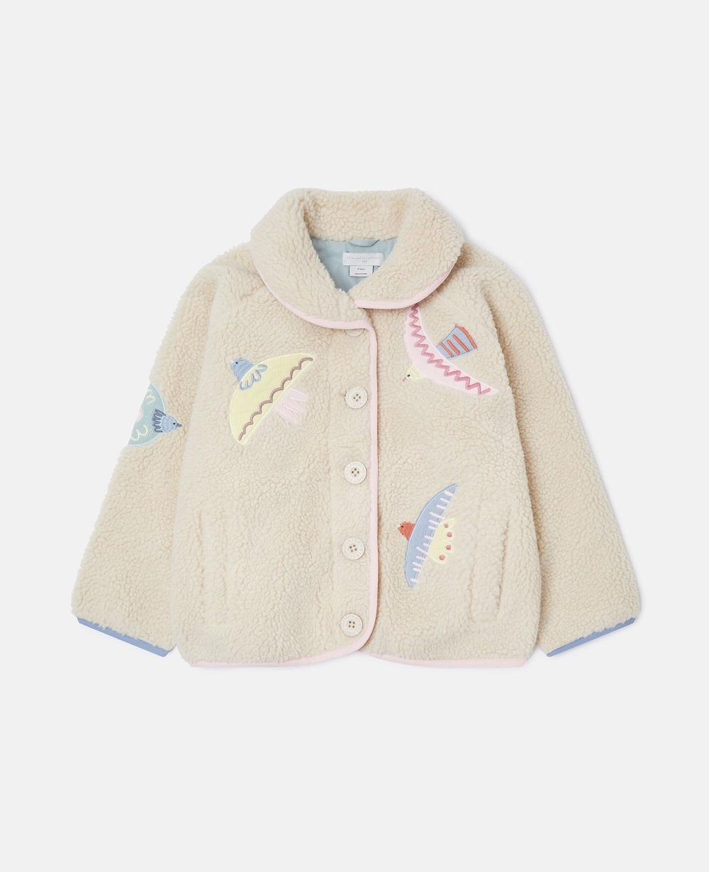 stella Dove Embroidered Fleece