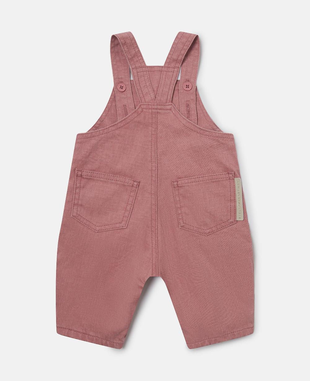 Stella Dove Embroidered Overalls