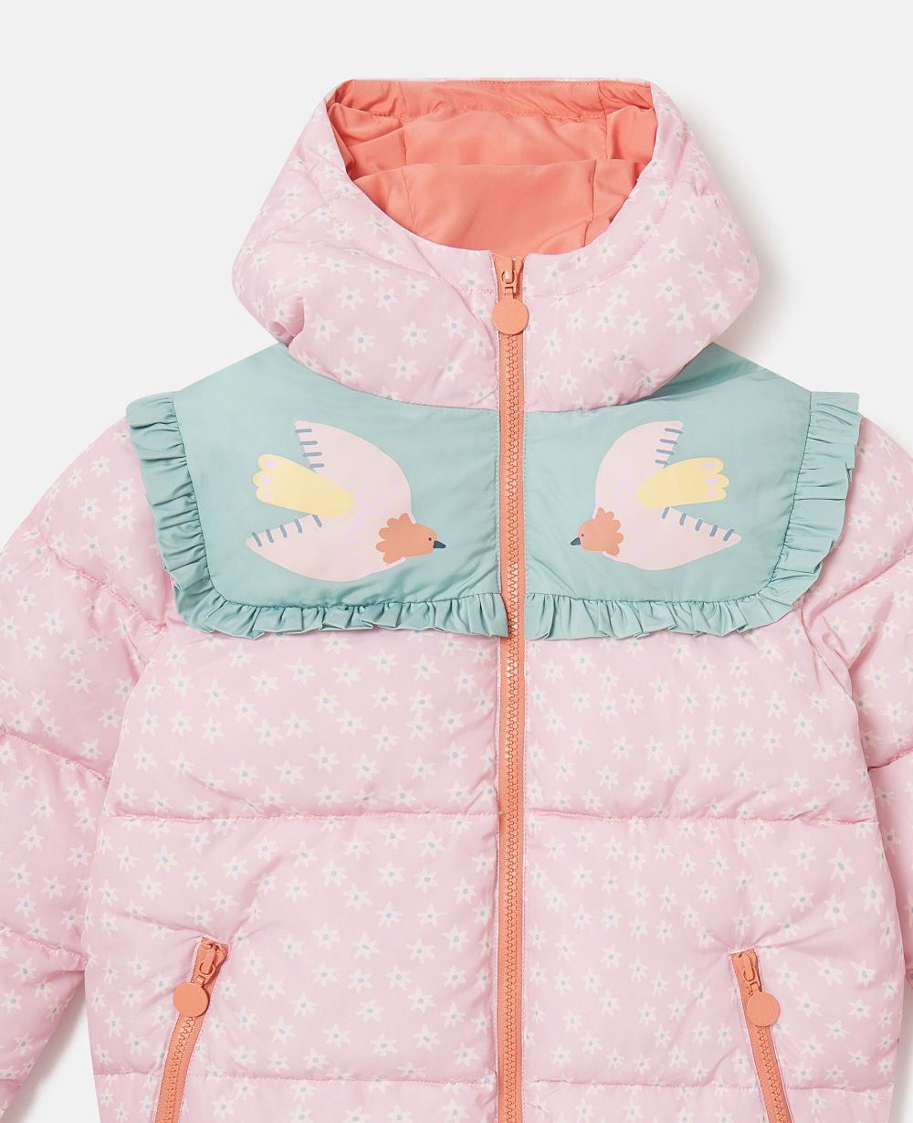 Stella Dove Graphic Hooded Puffer Coat