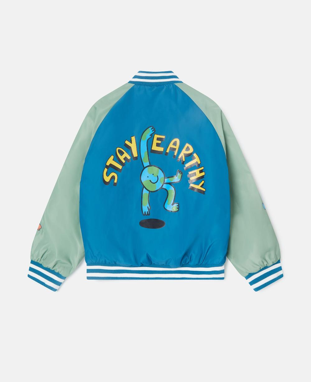 Stella Earth Friends Graphic Bomber Jacket