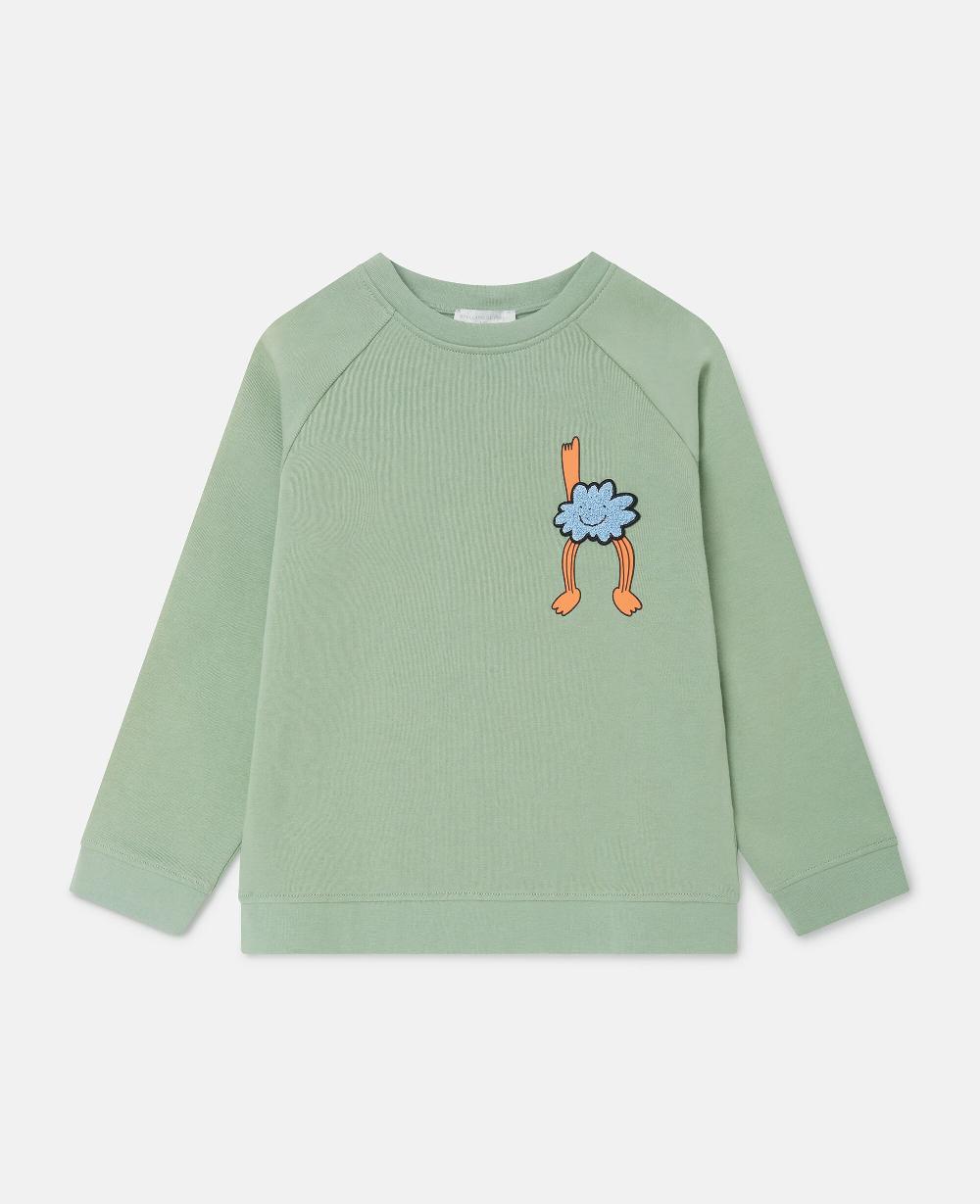 stella Earth Friends Graphic Crewneck Sweatshirt