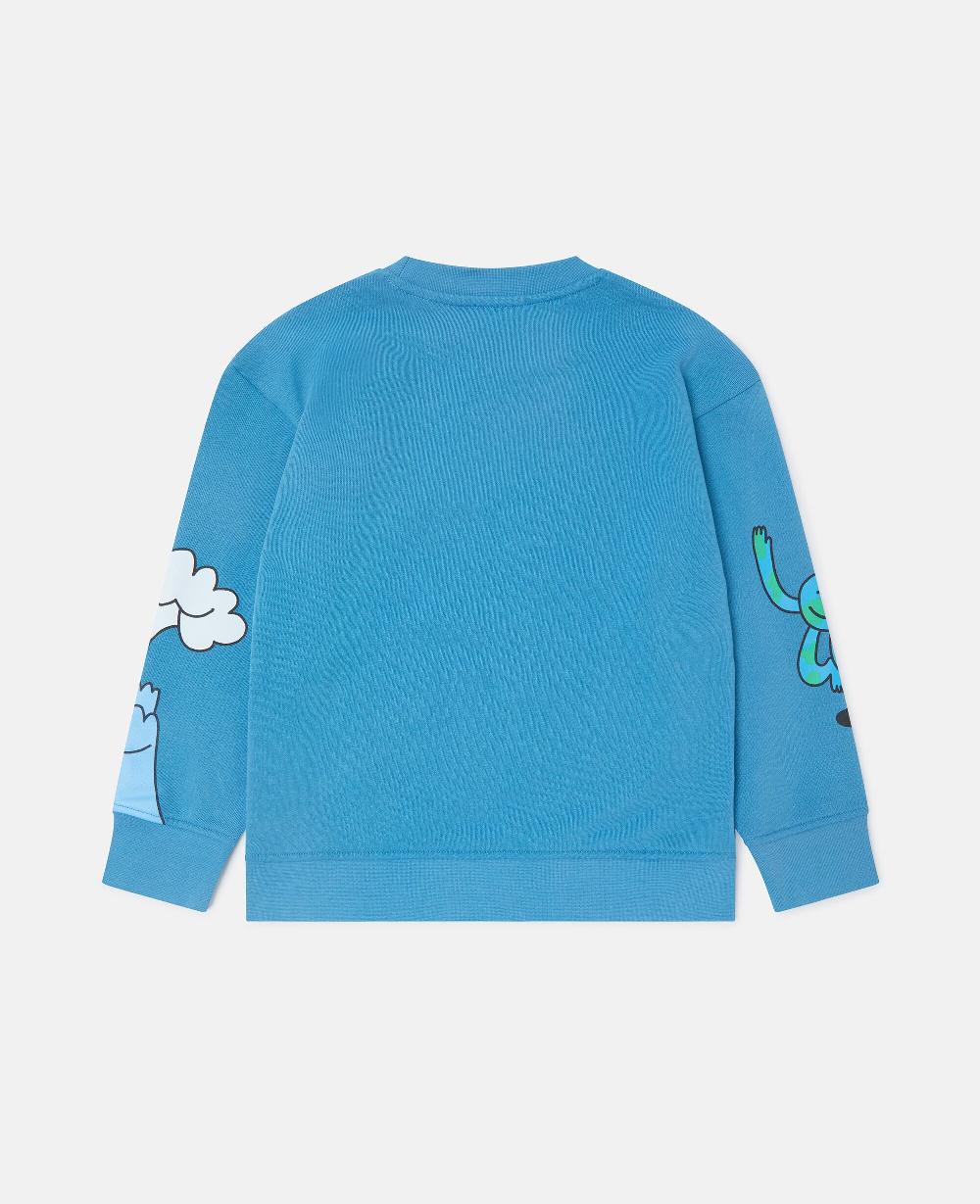 Stella Earth Friends Graphic Crewneck Sweatshirt