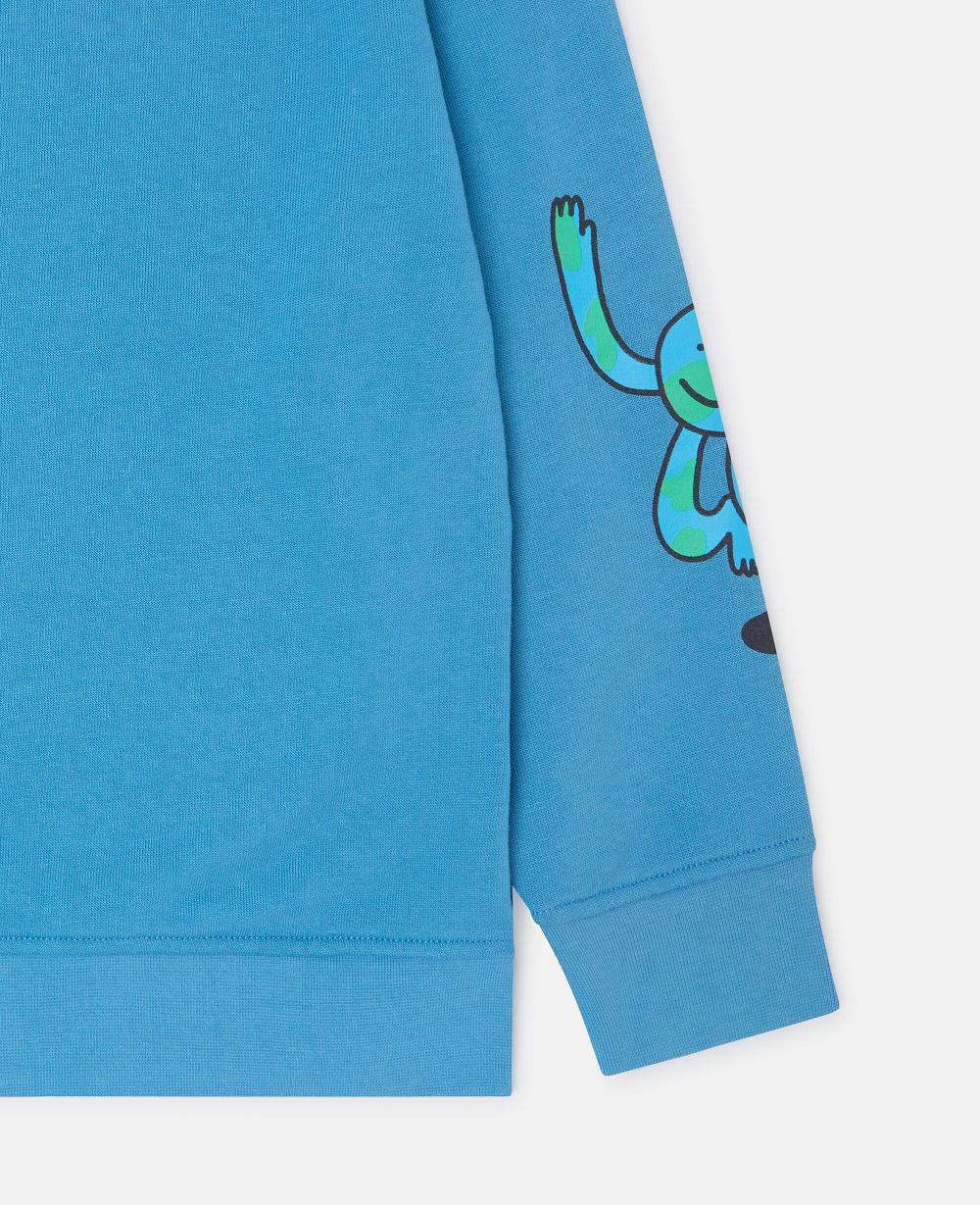 Stella Earth Friends Graphic Crewneck Sweatshirt