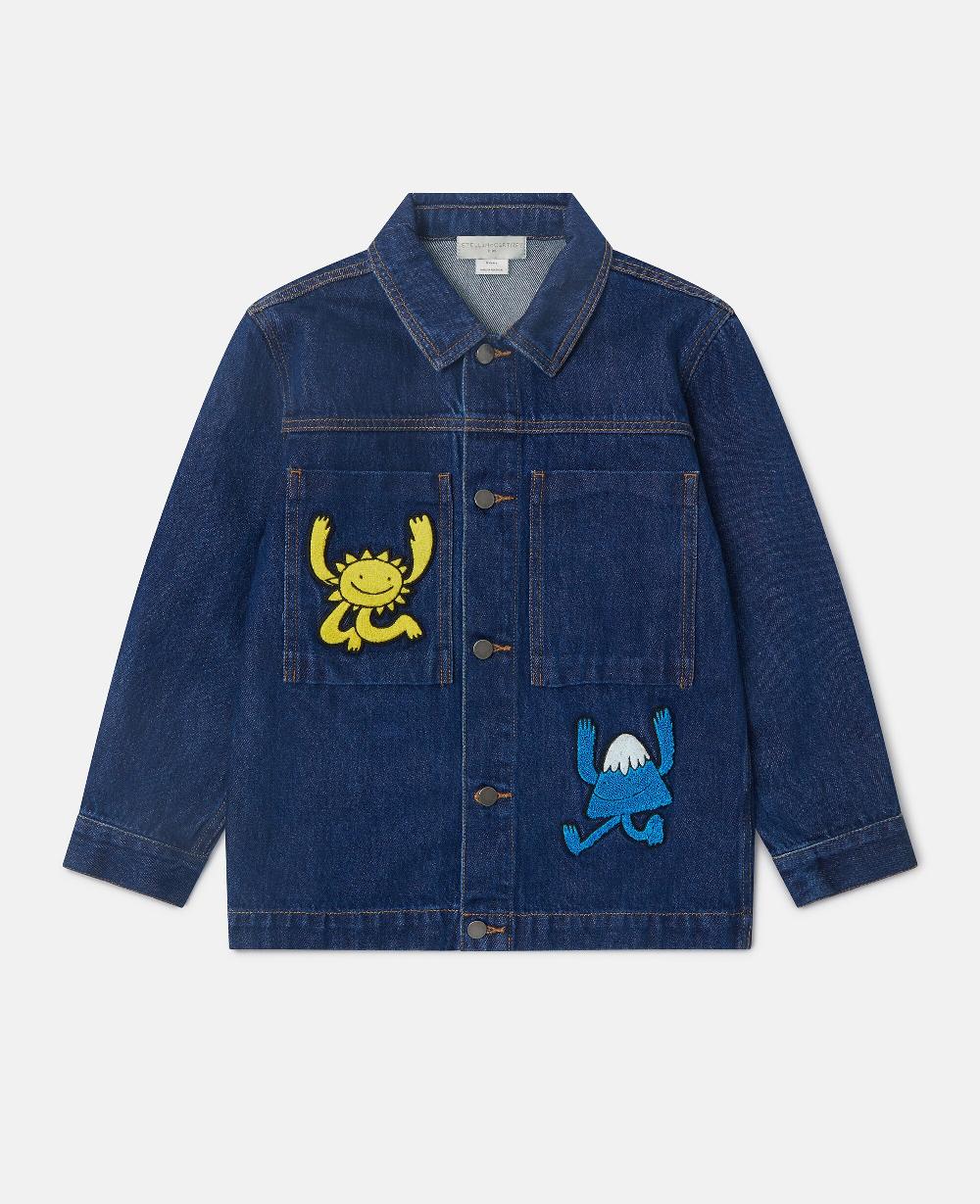 stella Earth Friends Graphic Denim Jacket