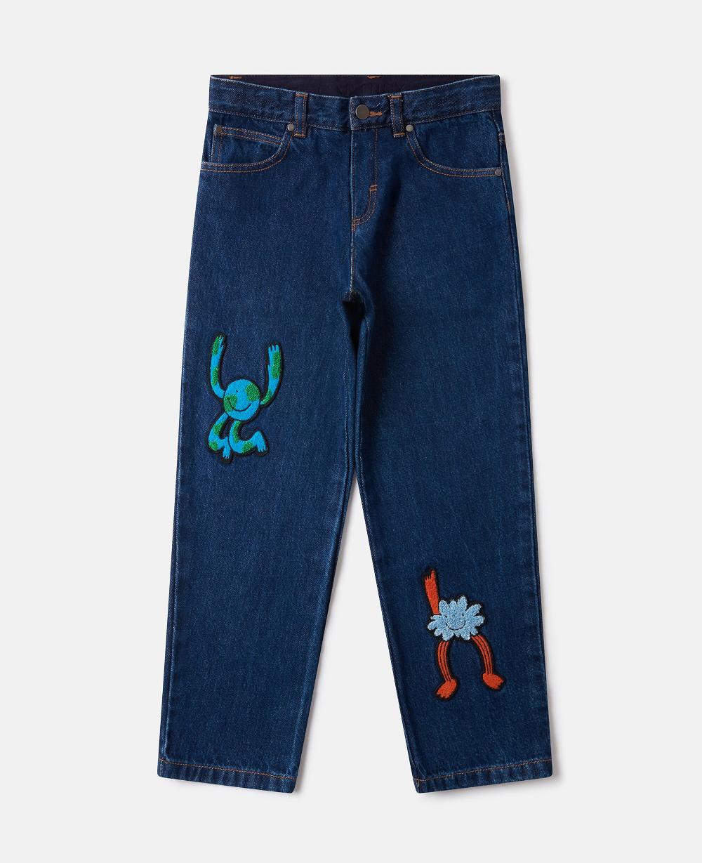 stella Earth Friends Graphic Denim Jeans