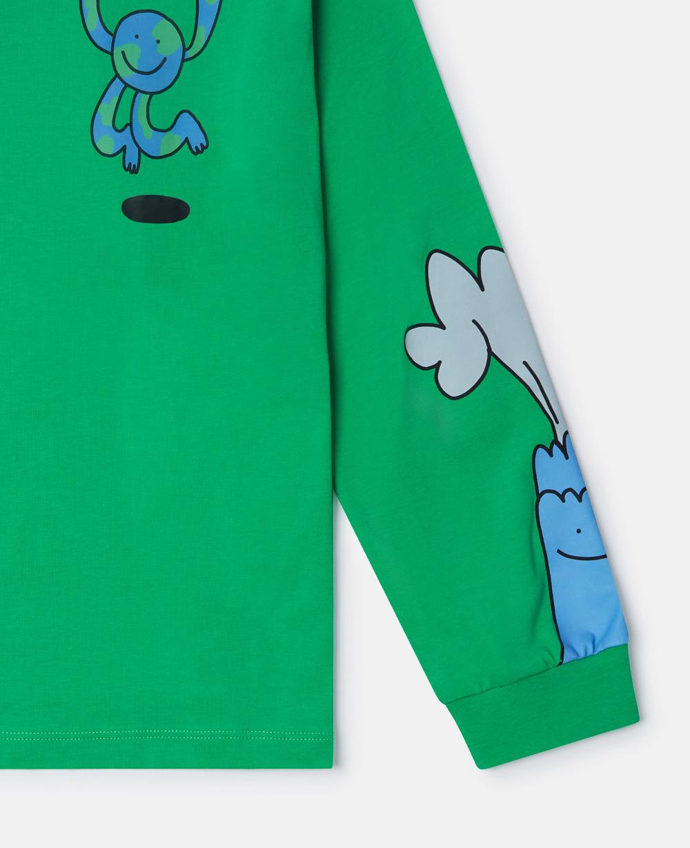 Stella Earth Friends Graphic Long-Sleeve Top