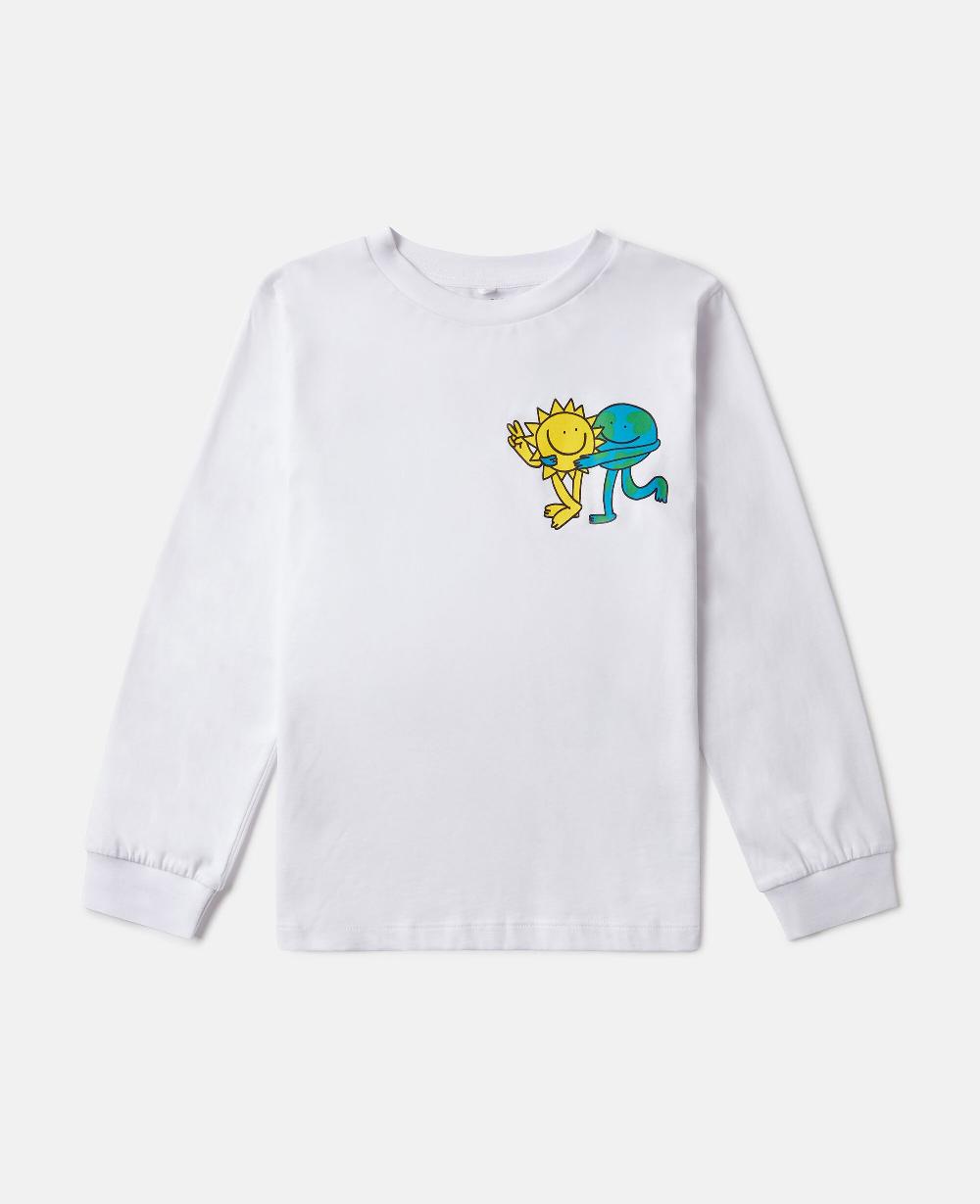 stella Earth Friends Graphic Long-Sleeve Top