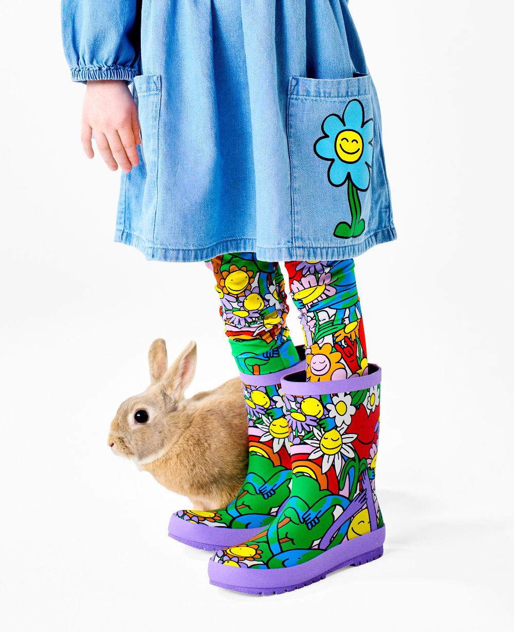 Stella Earth Friends Graphic Rainboots