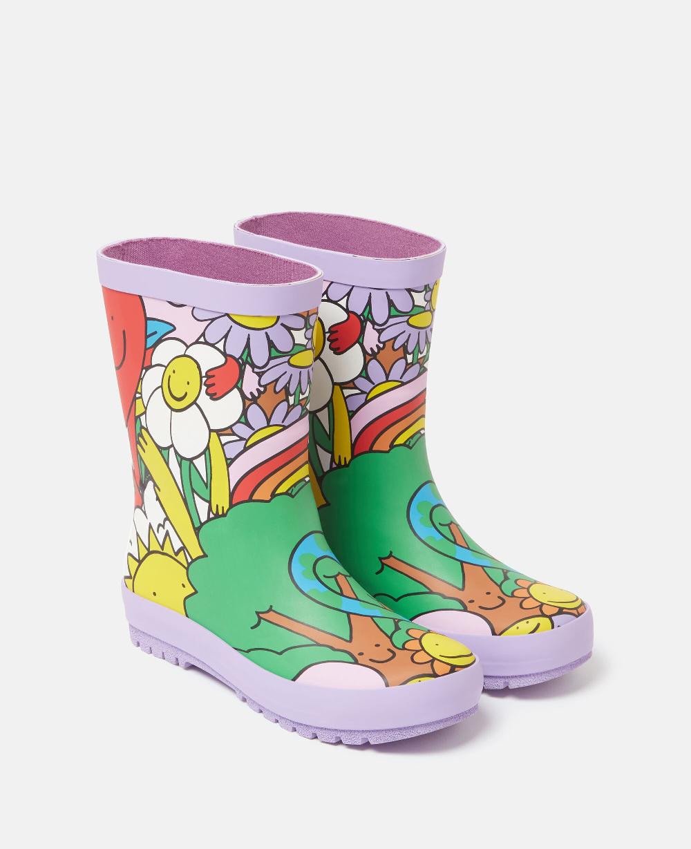 Stella Earth Friends Graphic Rainboots