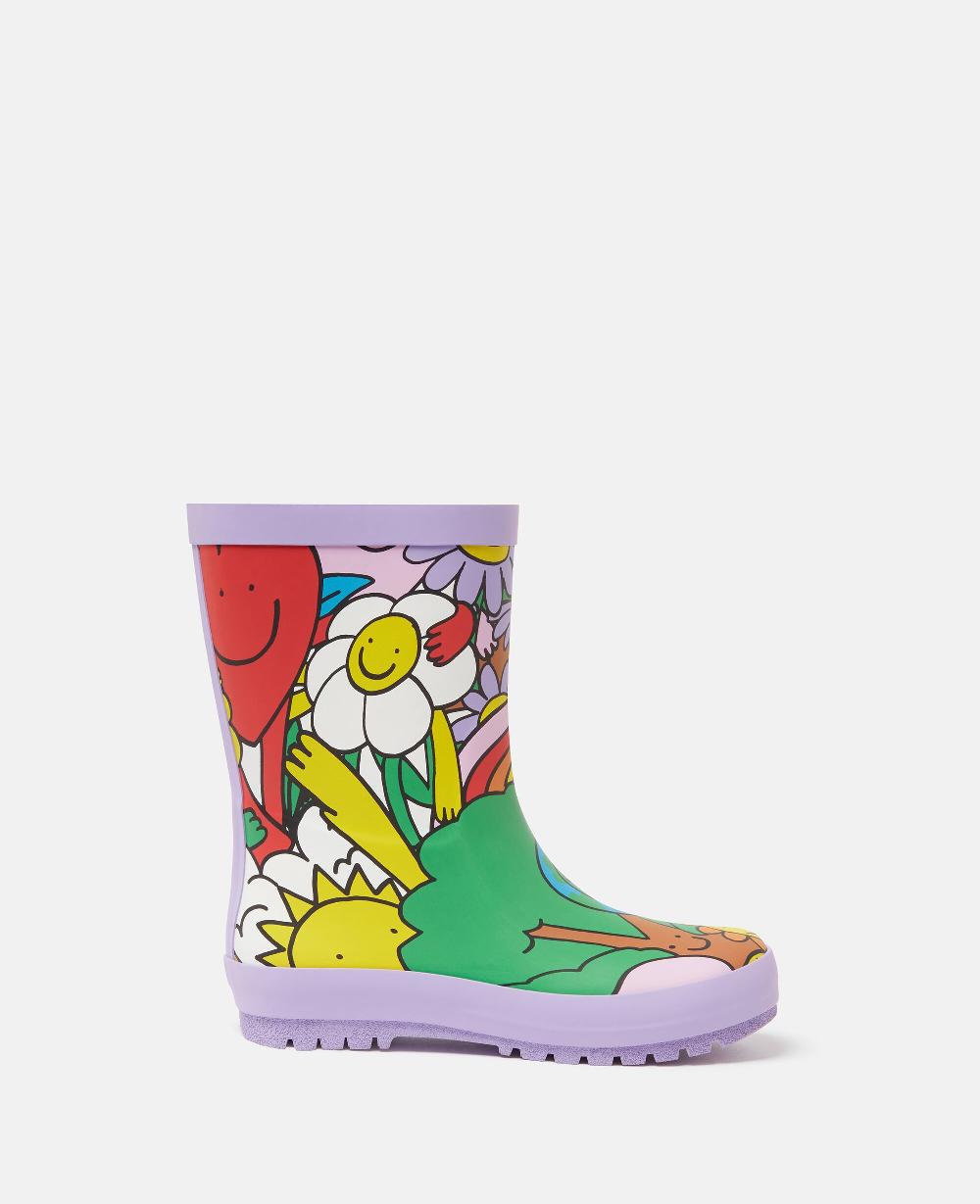 stella Earth Friends Graphic Rainboots