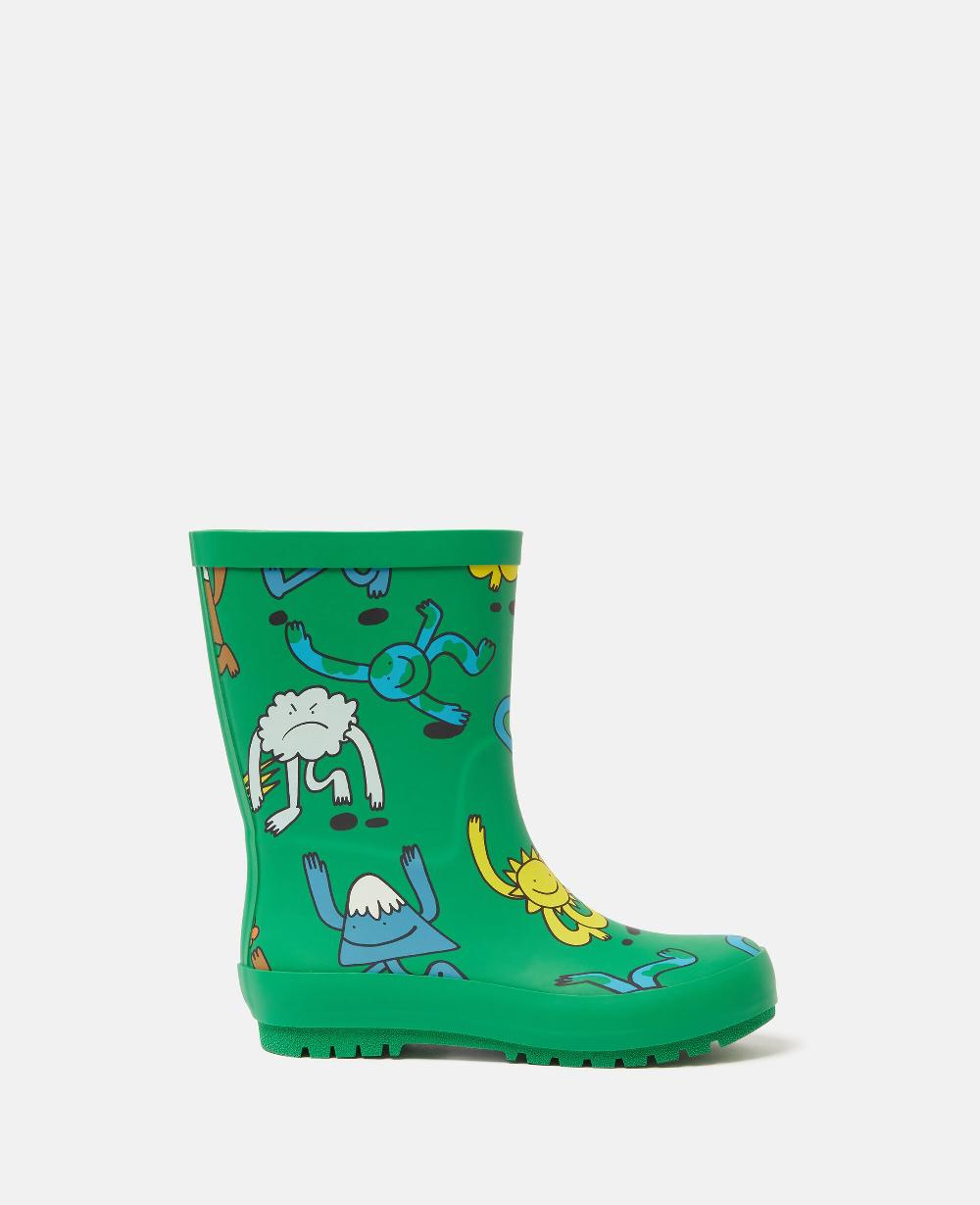 stella Earth Friends Graphic Rainboots