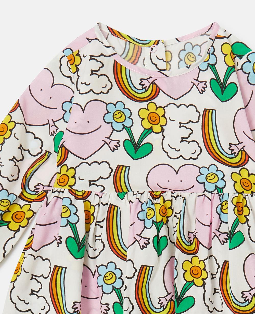 Stella Earth Friends Print Dress And Bloomers Set