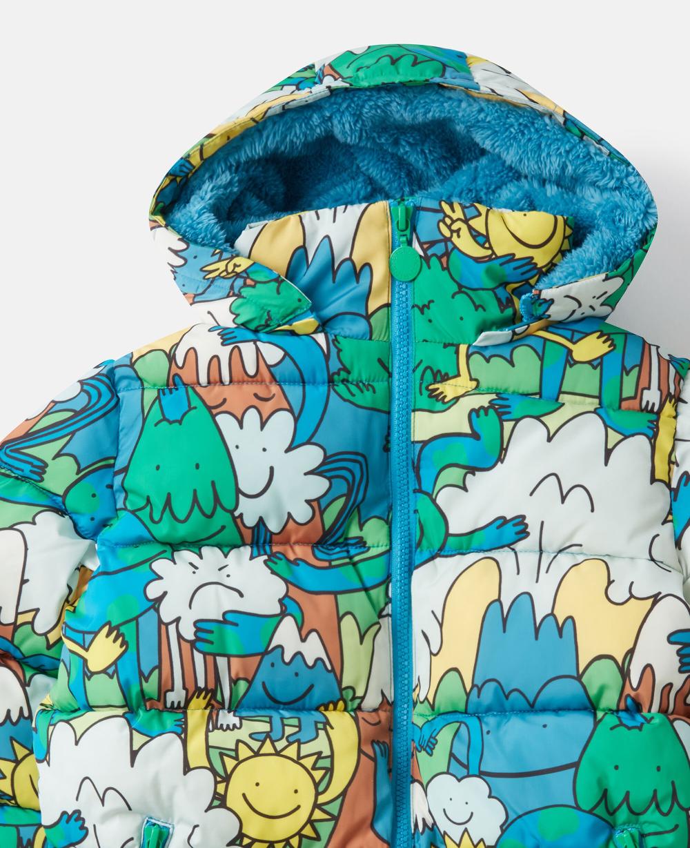 Stella Earth Friends Print Raincoat