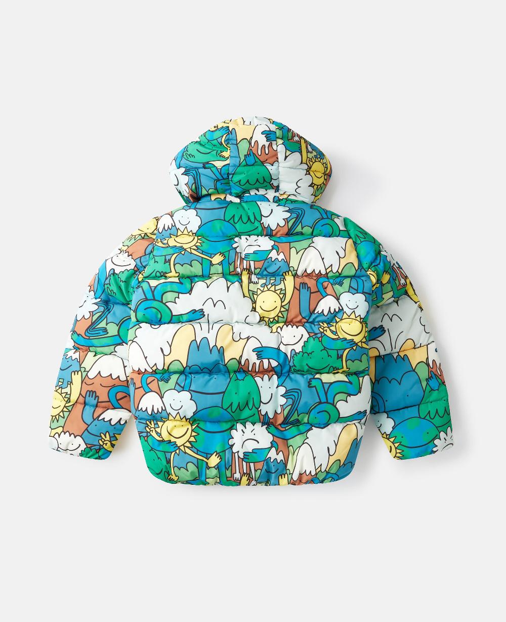 Stella Earth Friends Print Raincoat