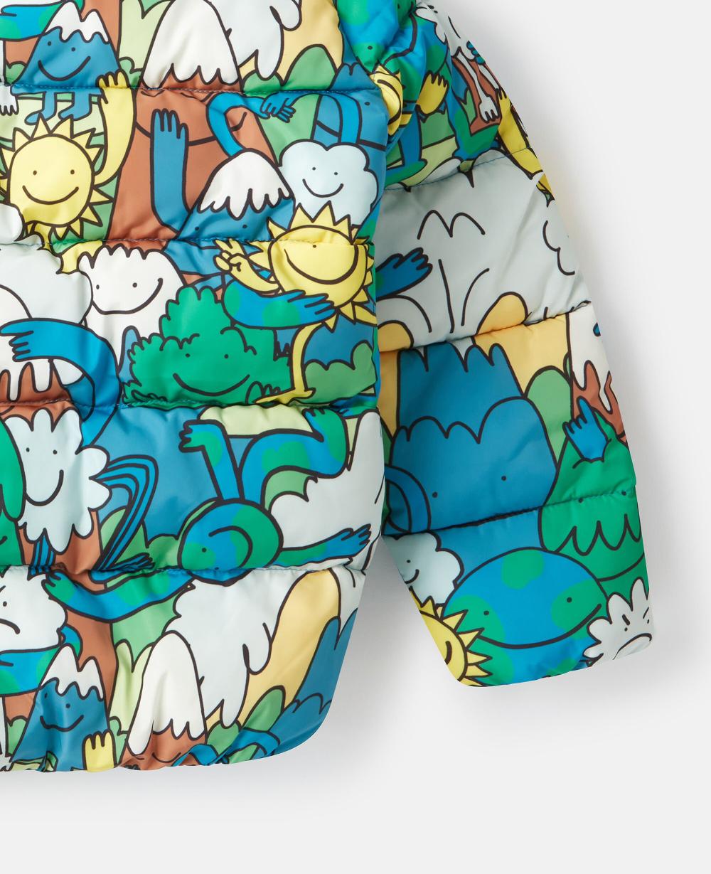 Stella Earth Friends Print Raincoat