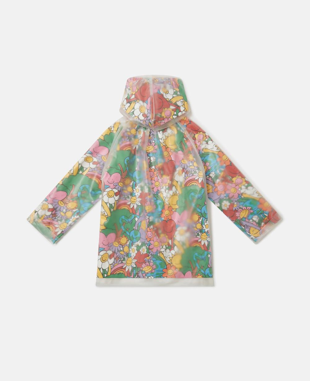 Stella Earth Friends Print Raincoat