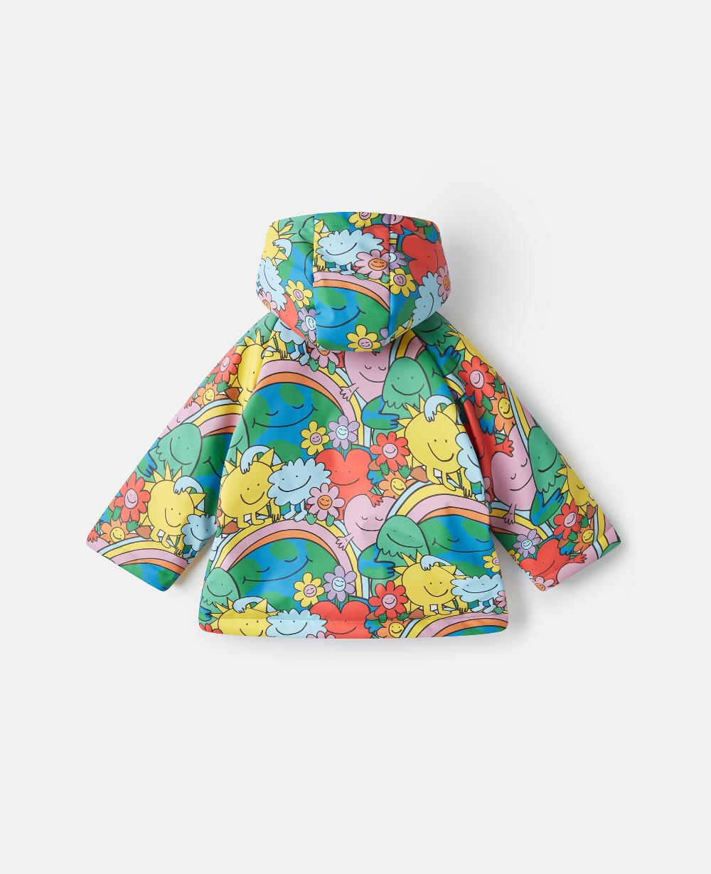 Stella Earth Friends Print Raincoat