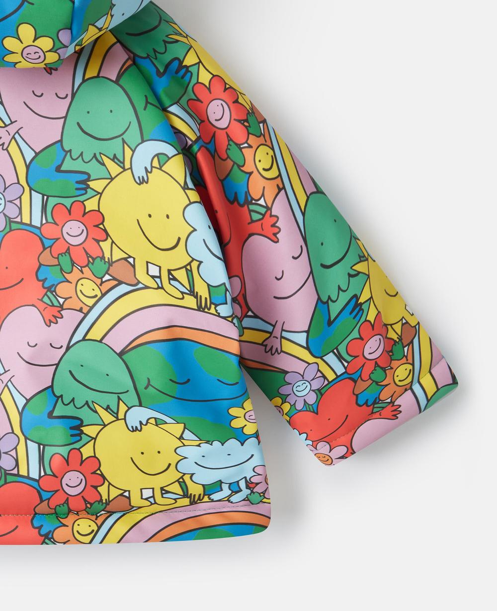 Stella Earth Friends Print Raincoat