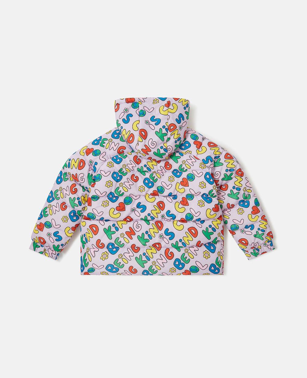 Stella Earth Friends Text Print Raincoat