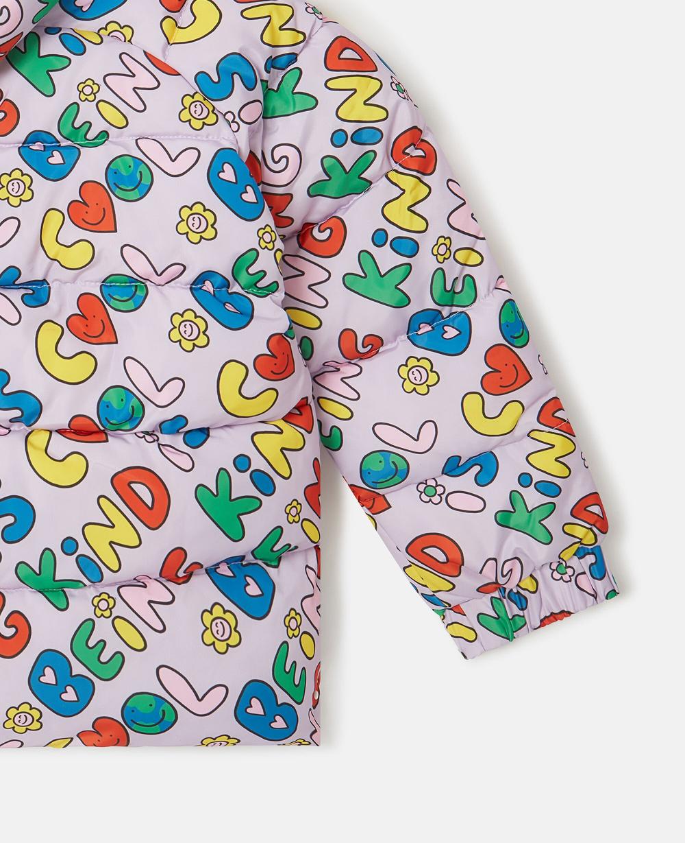 Stella Earth Friends Text Print Raincoat