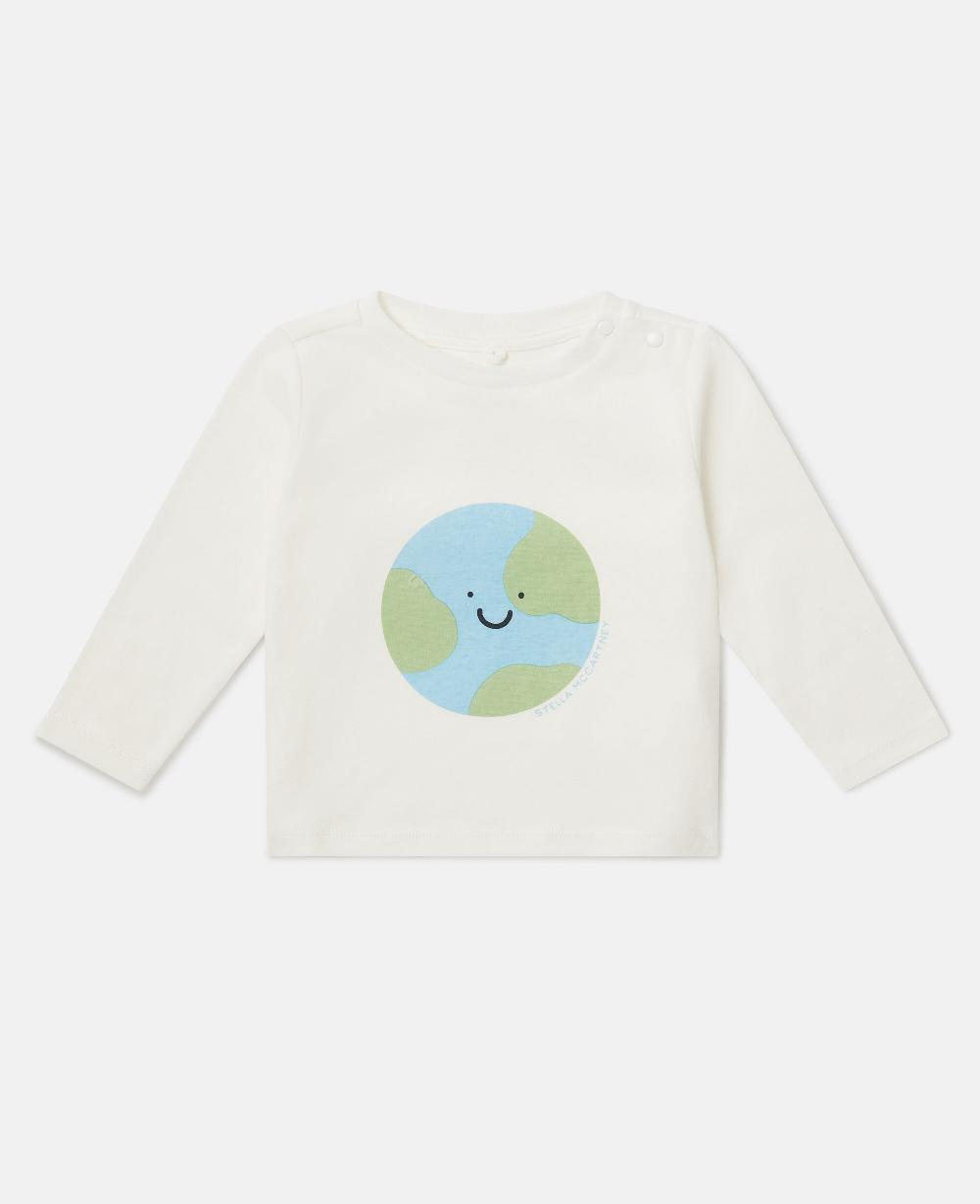stella Earth Graphic Long-Sleeve Top