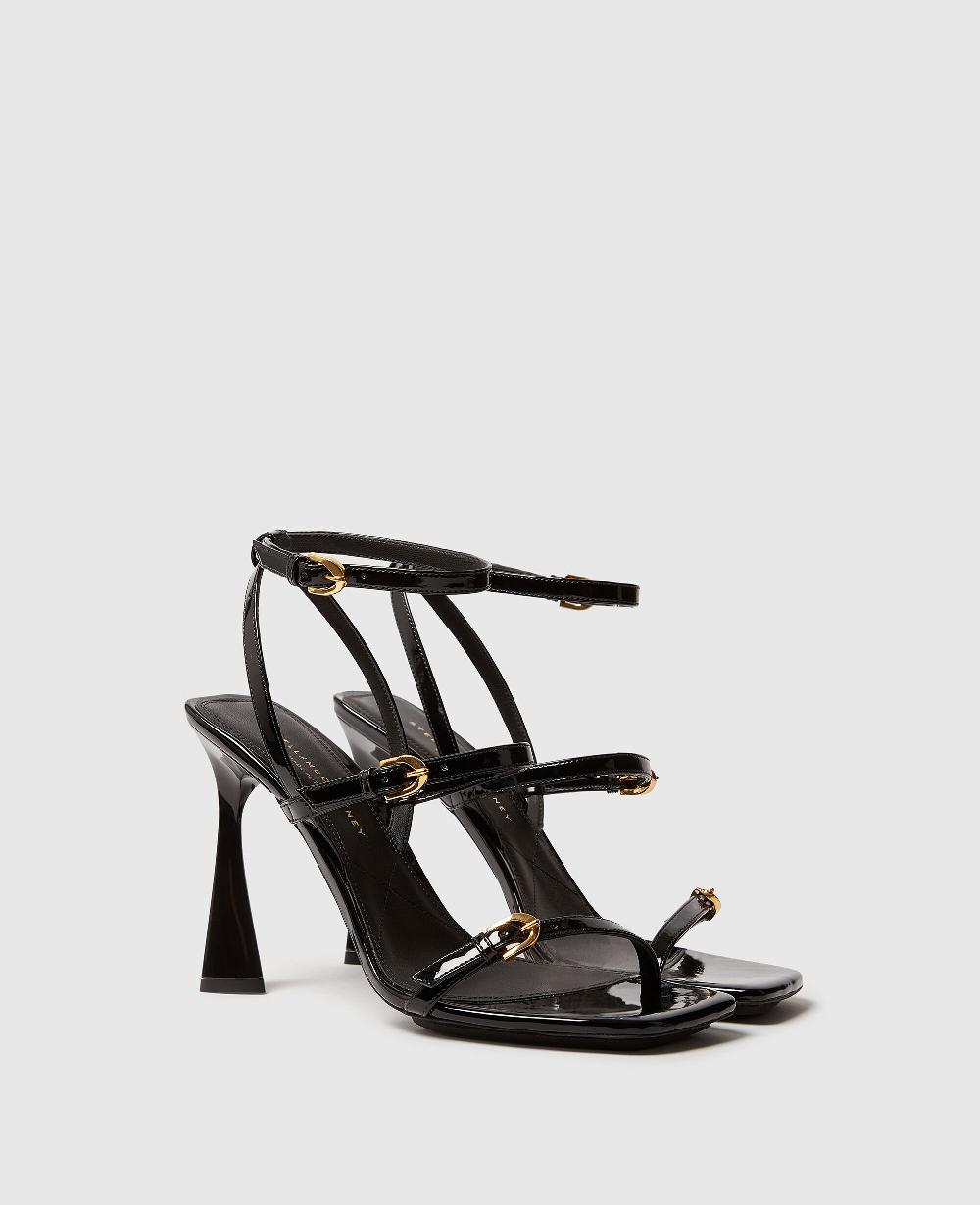 Stella Elsa Patent Heeled Sandals