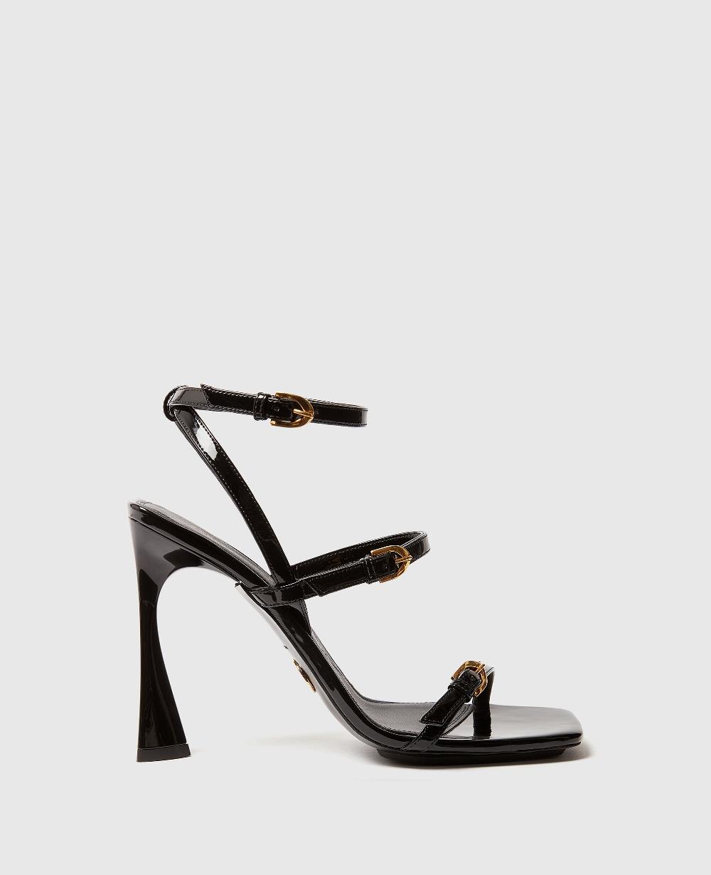 stella Elsa Patent Heeled Sandals