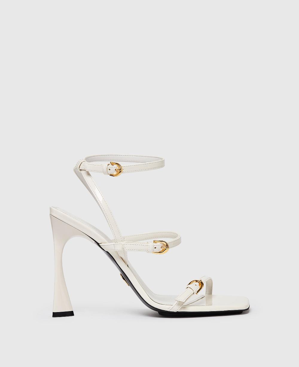 stella Elsa Patent Heeled Sandals