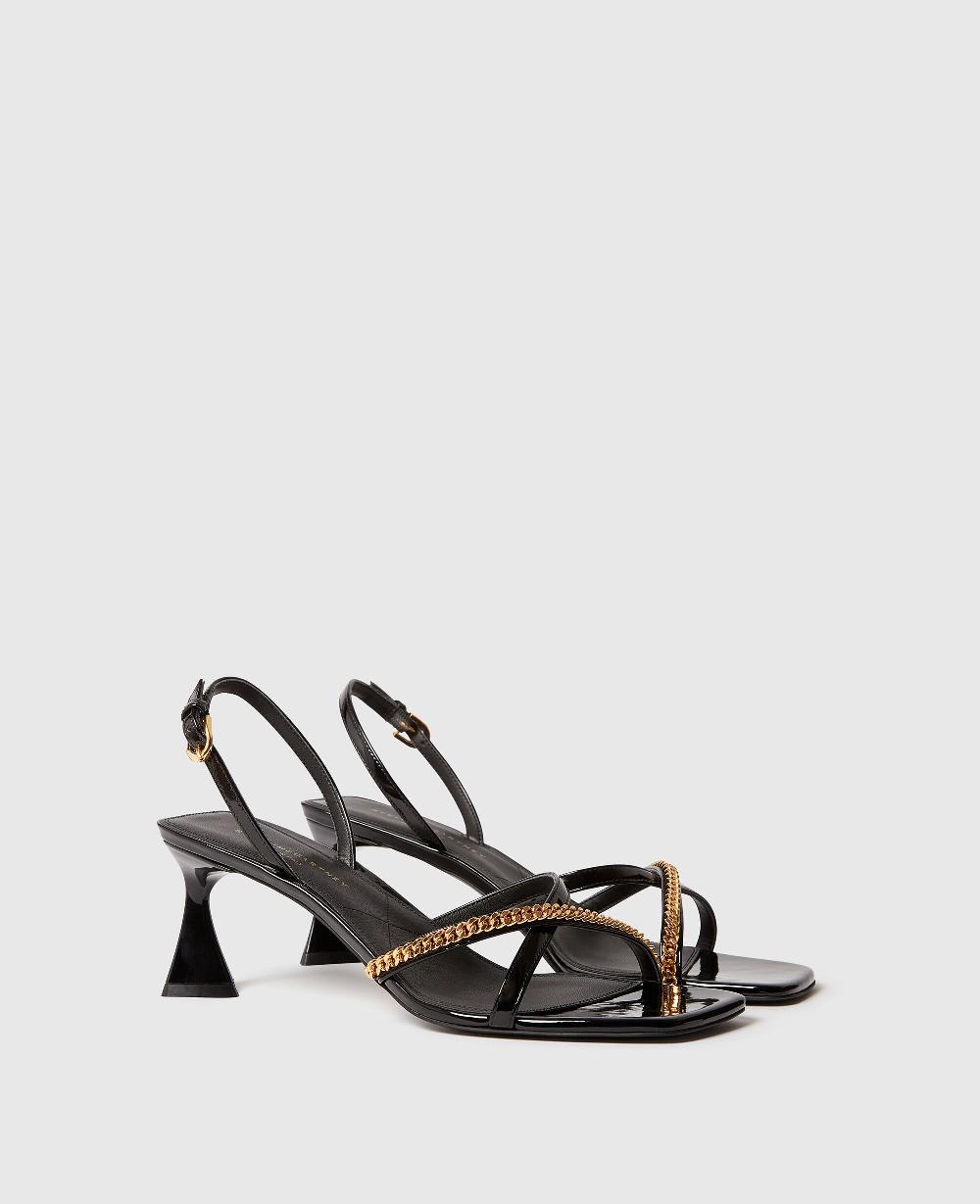 Stella Elsa Patent Kitten Heels