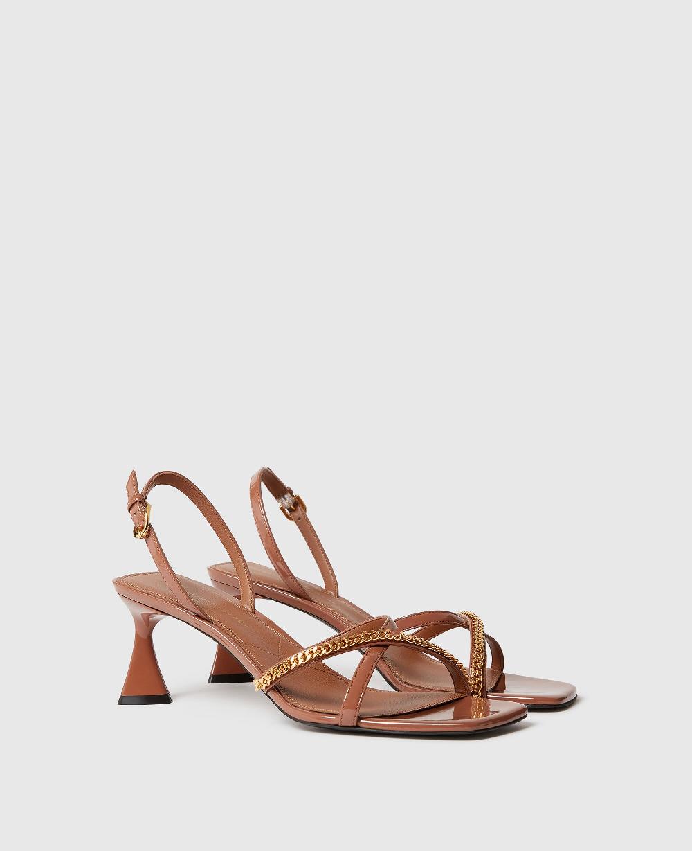 Stella Elsa Patent Kitten Heels