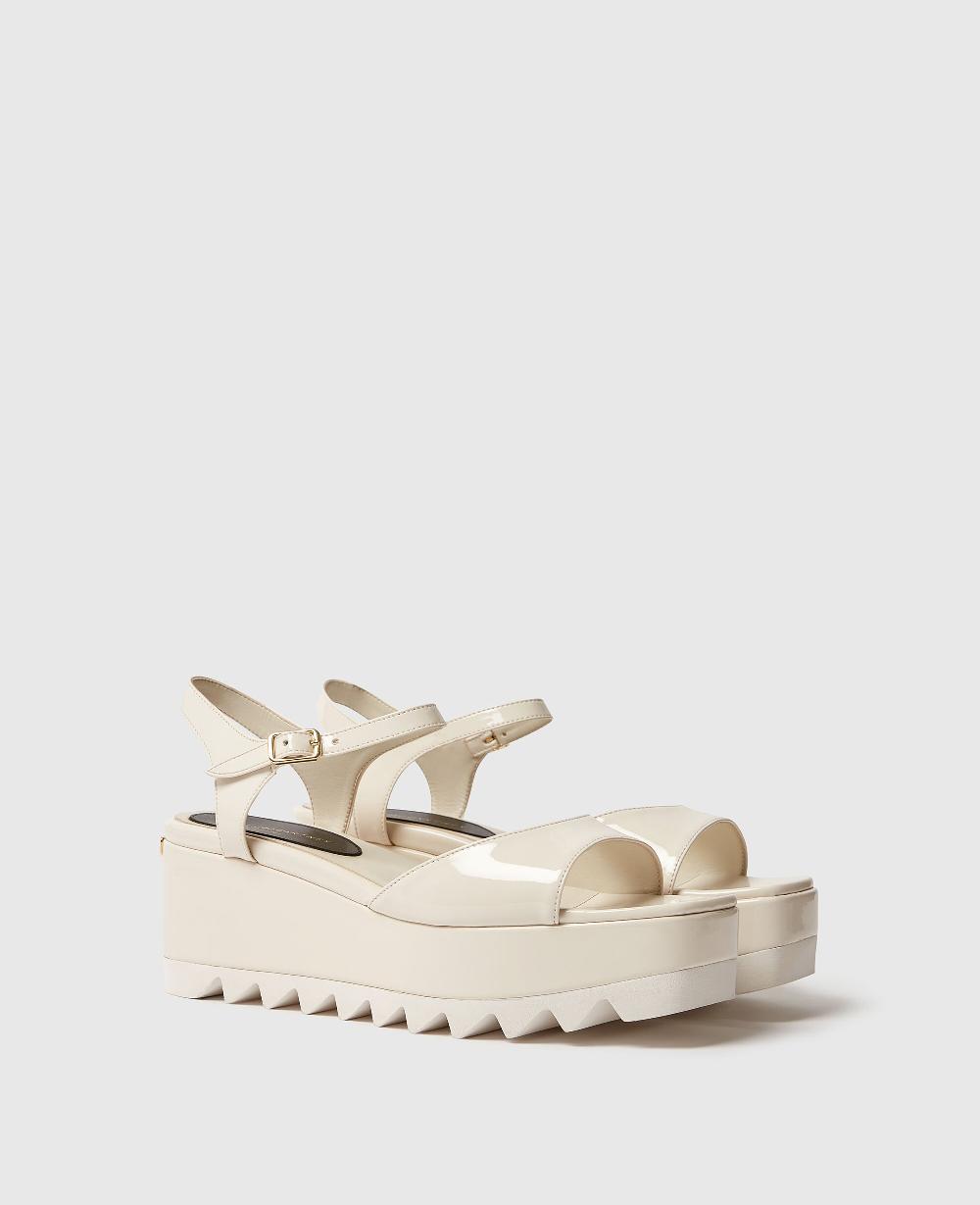Stella Elyse Patent Platform Sandals