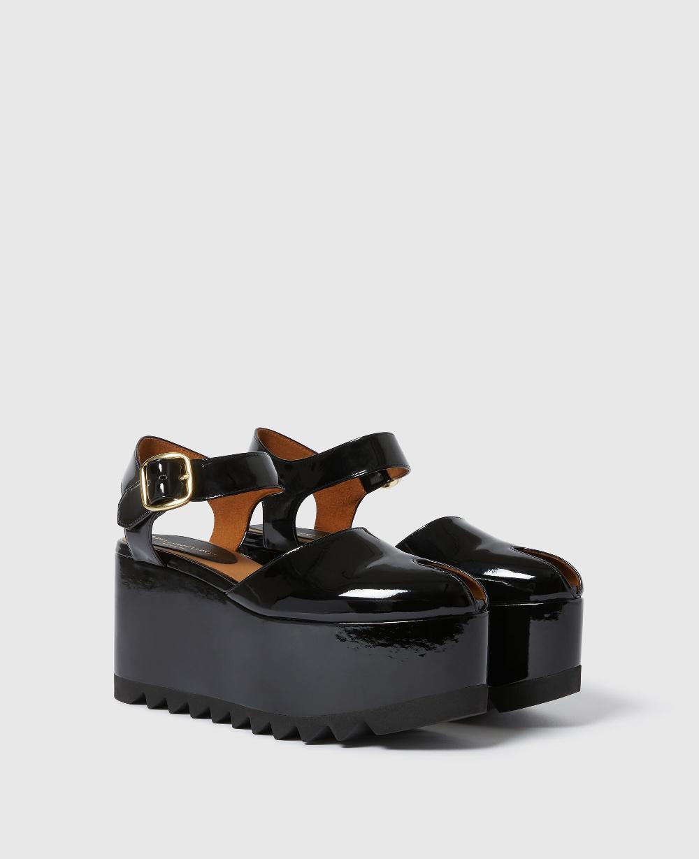 Stella Elyse Patent Platform Sandals