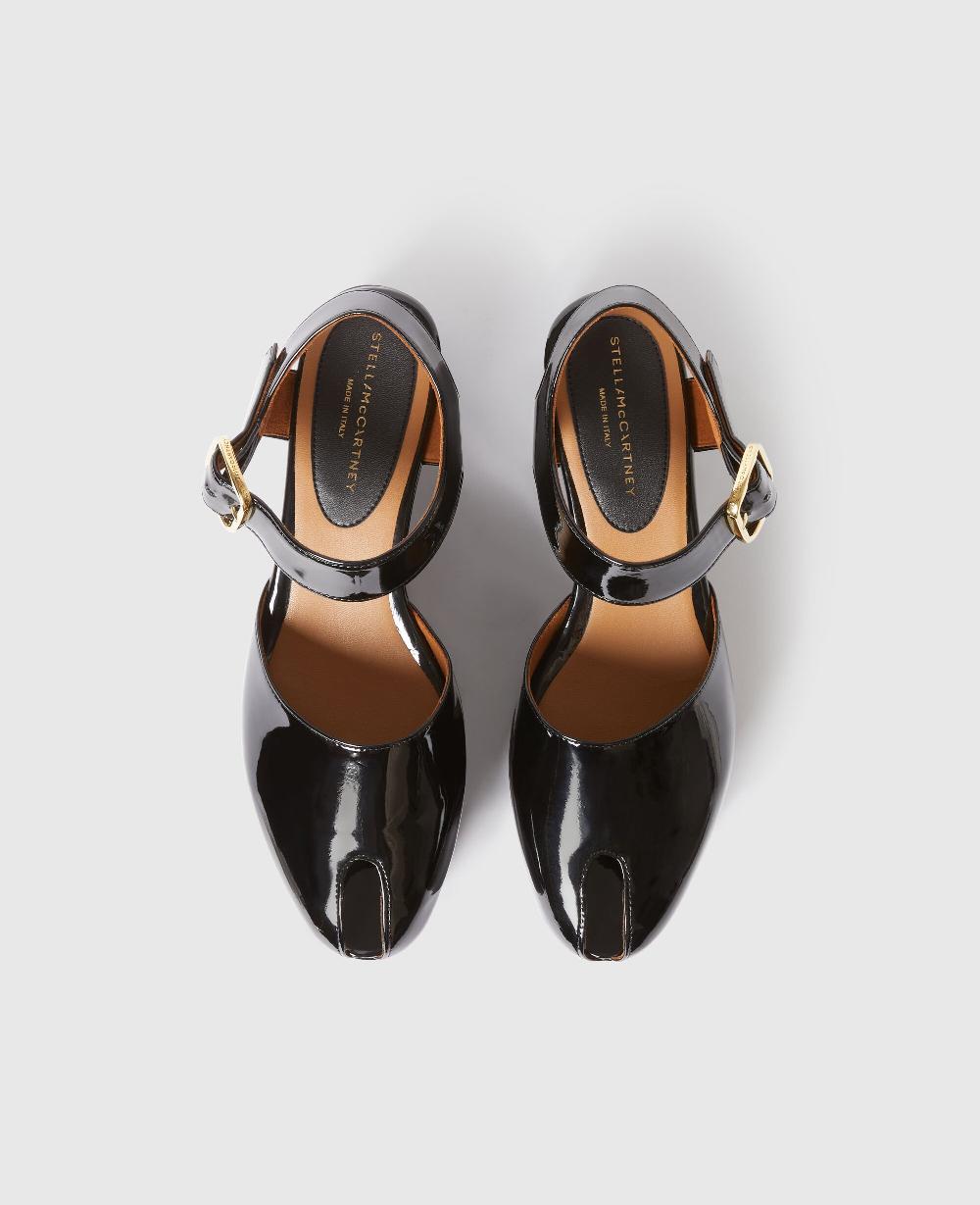 Stella Elyse Patent Platform Sandals