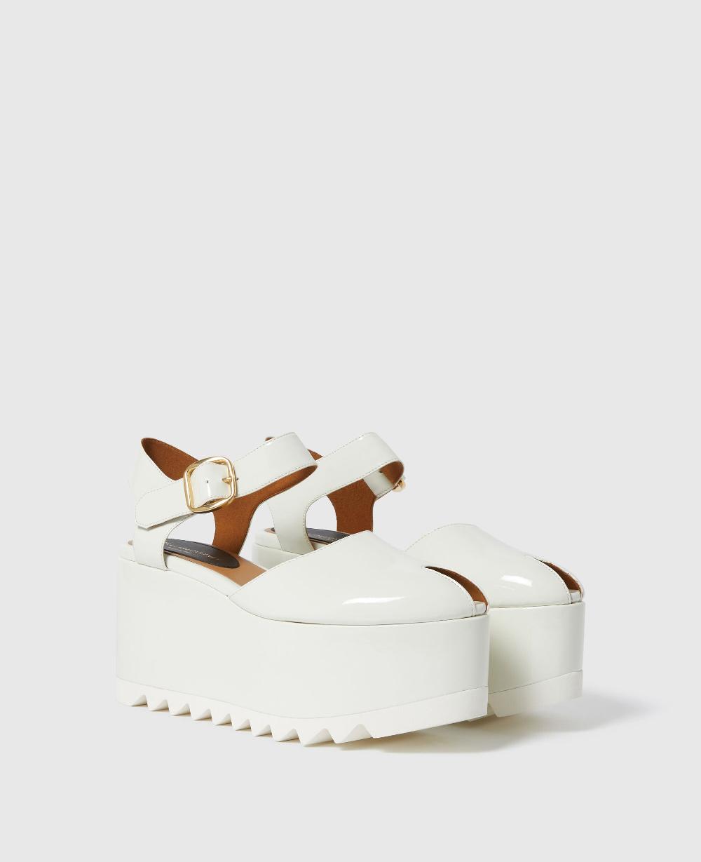 Stella Elyse Patent Platform Sandals