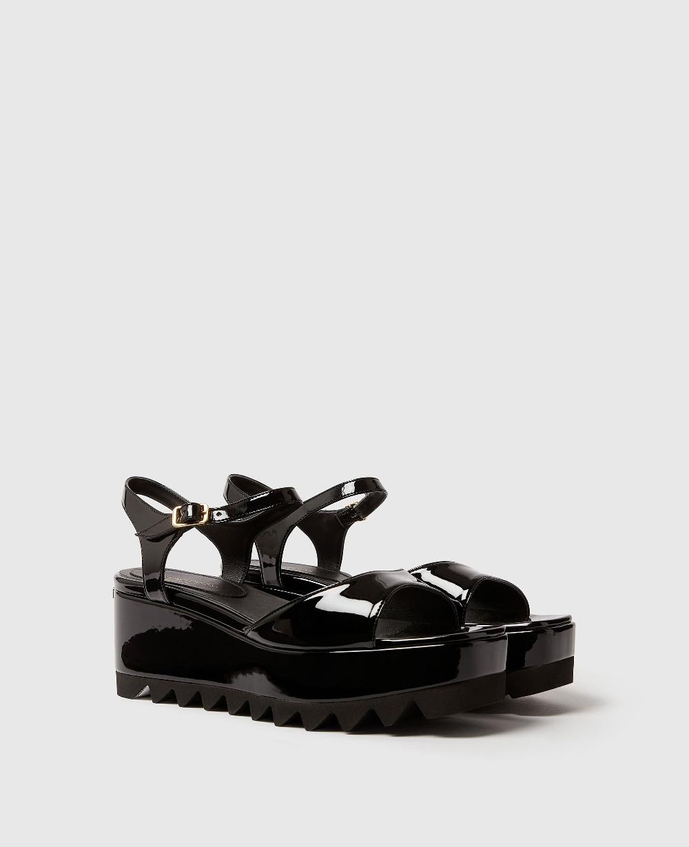 Stella Elyse Patent Platform Sandals