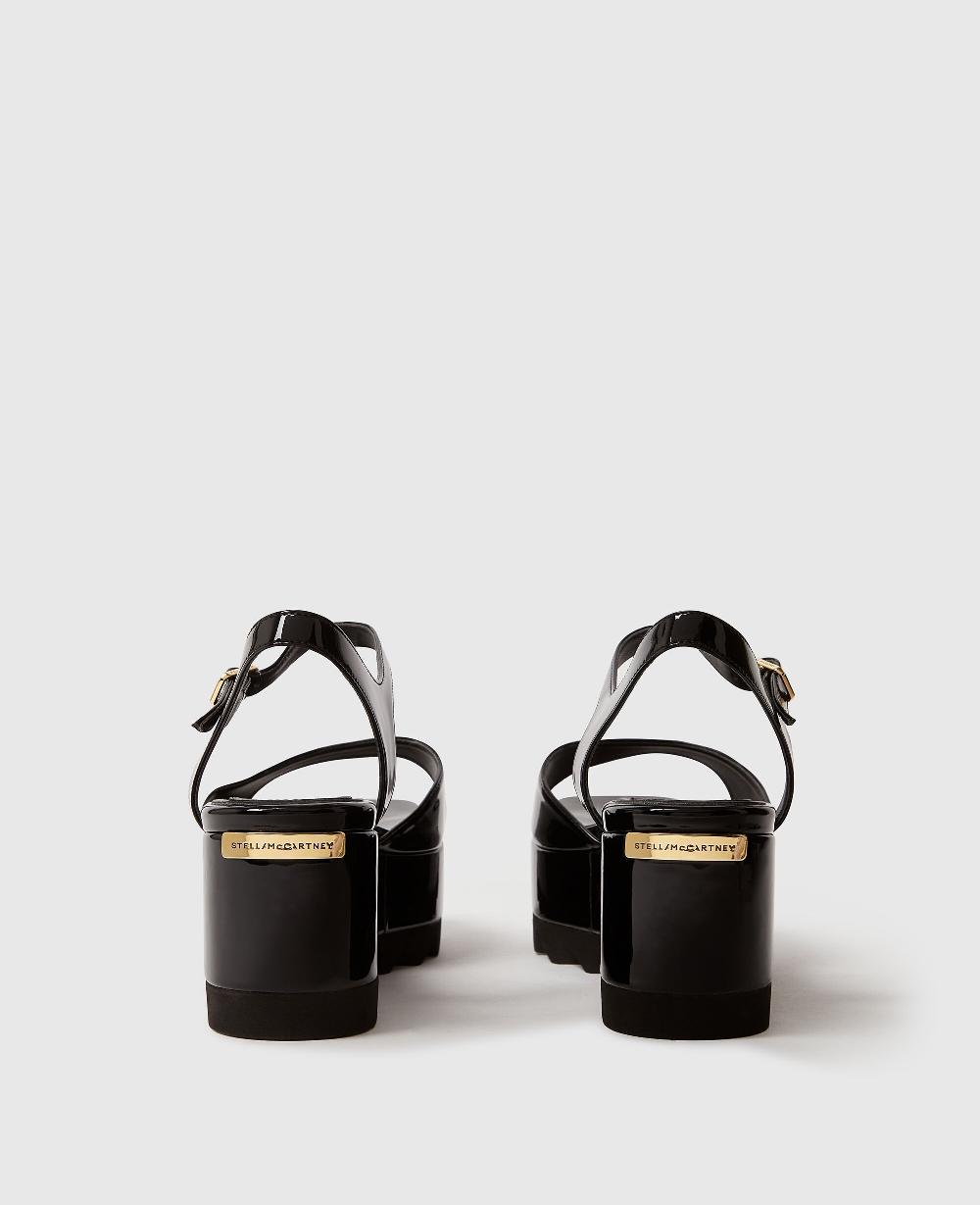 Stella Elyse Patent Platform Sandals