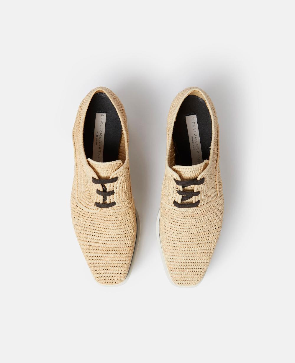 Stella Elyse Raffia Platform Shoes
