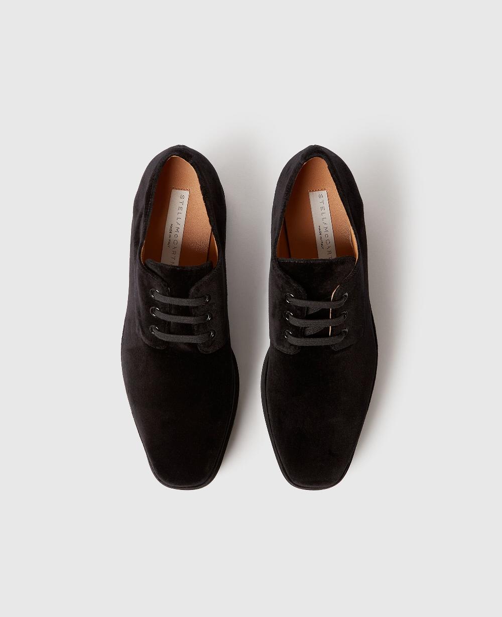 Stella Elyse Velvet Platform Shoes