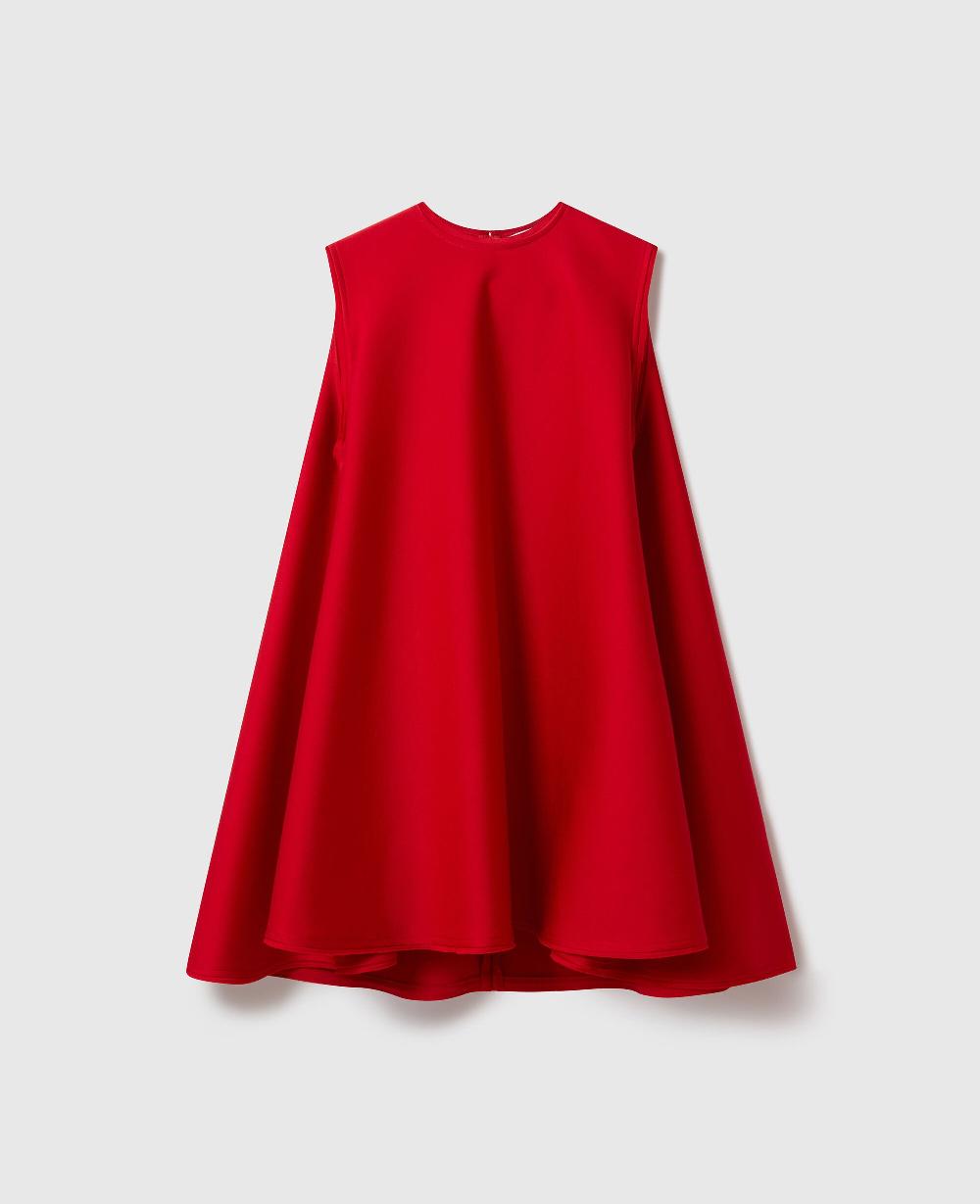 stella Envers Satin A-Line Mini Dress