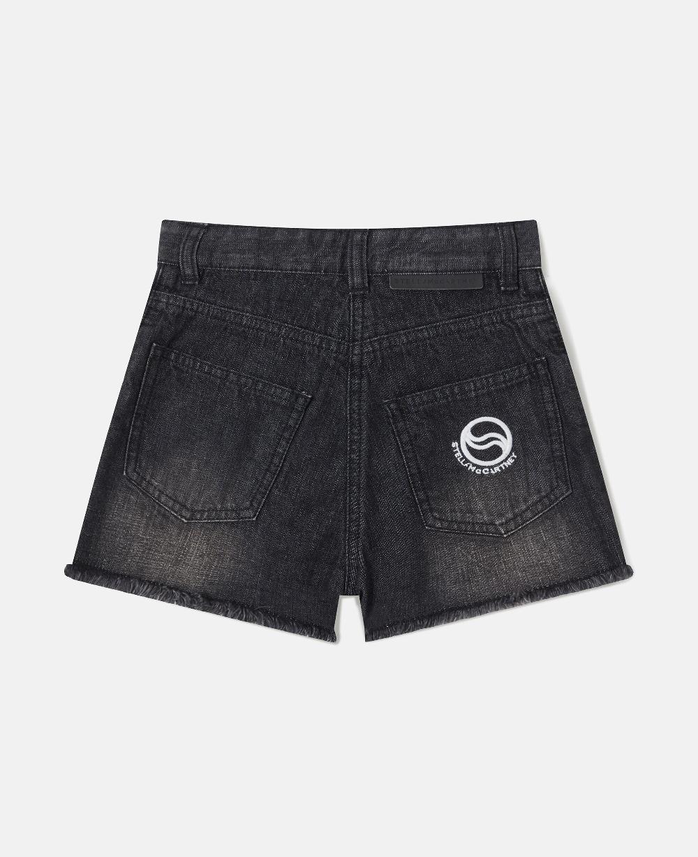 Stella Faded Denim Shorts