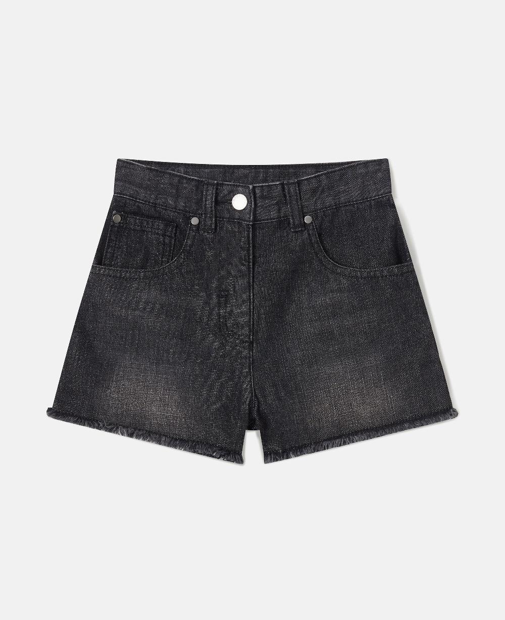 stella Faded Denim Shorts