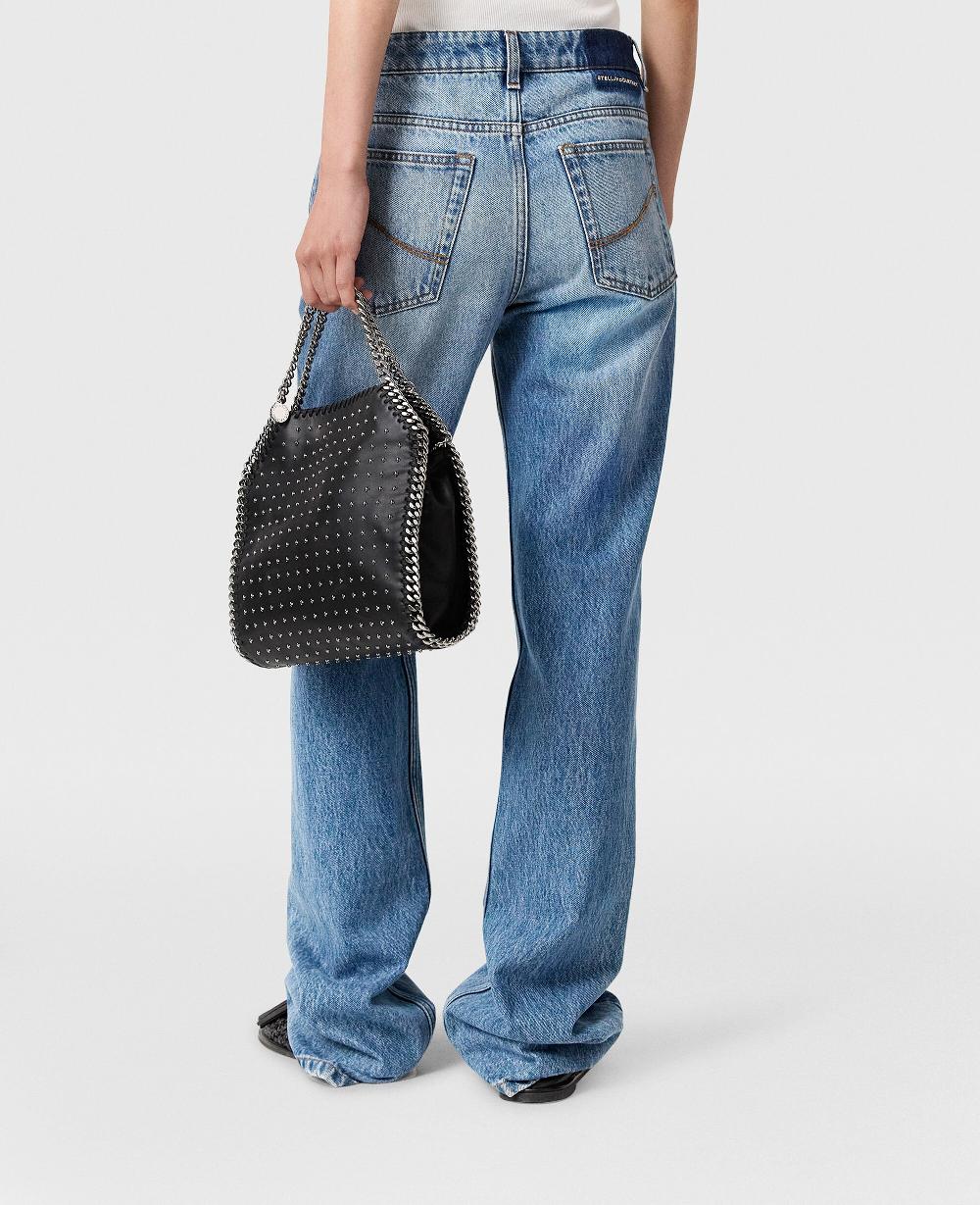 Stella Faded Straight-Leg Mid-Rise Denim Jeans