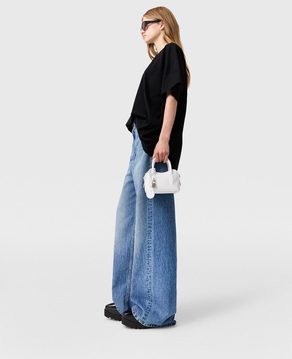 Stella Faded Wide-Leg High-Rise Denim Jeans