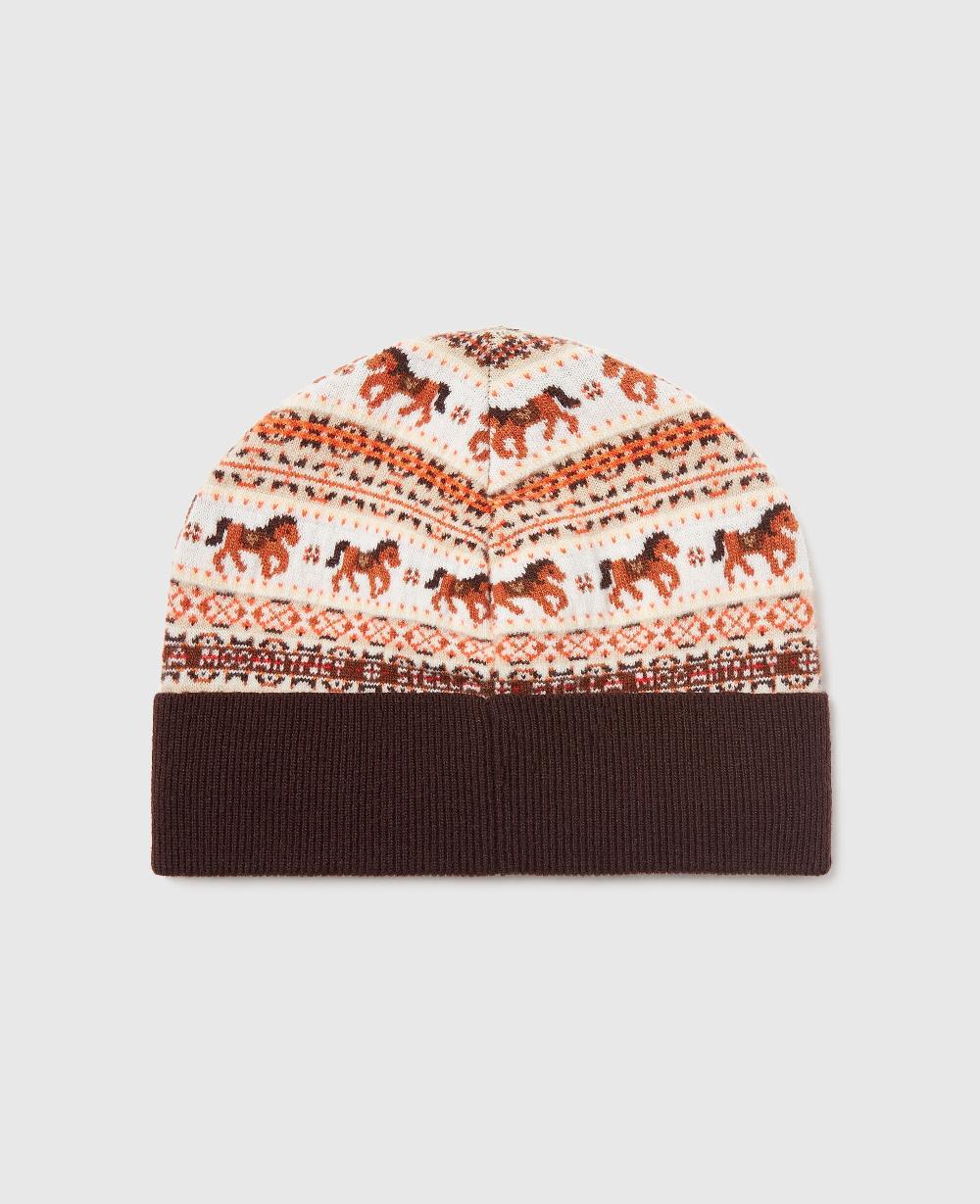 Stella Fair Isle Wool Beanie
