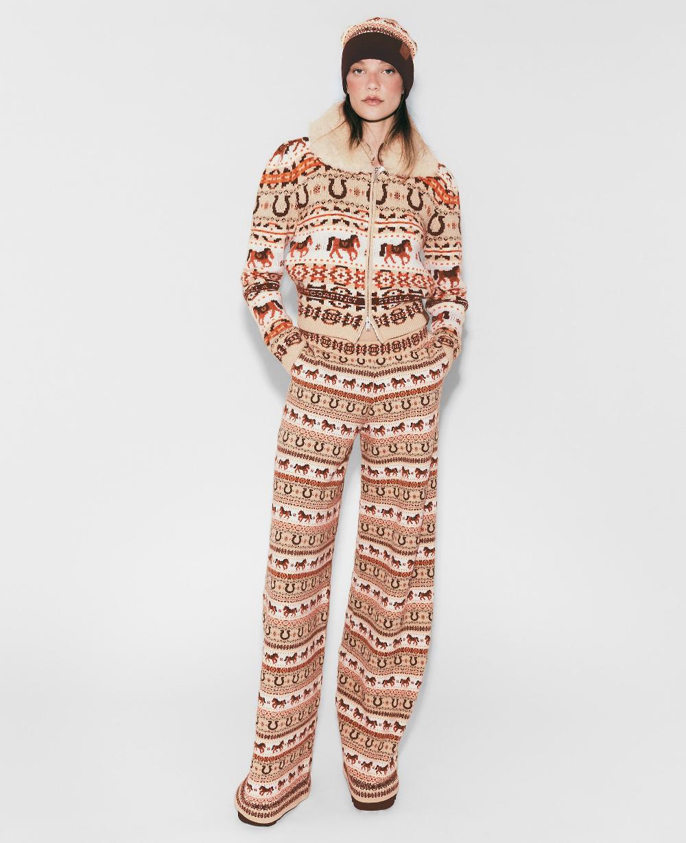 Stella Fair Isle Wool Pants