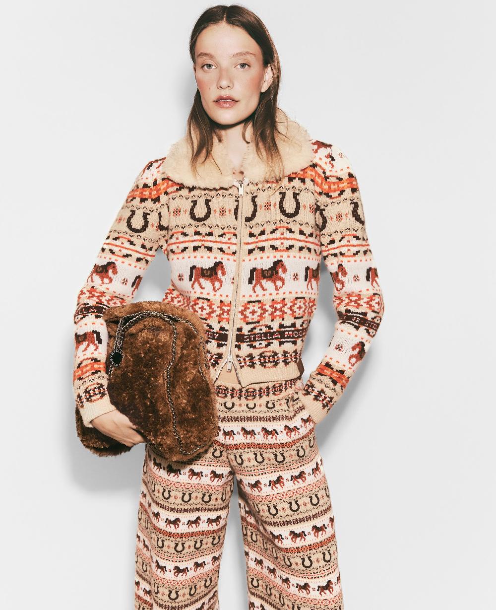 Stella Fair Isle Wool Pants