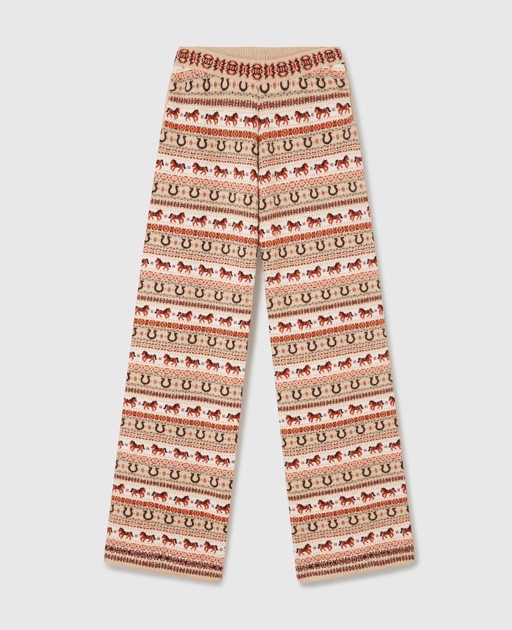 stella Fair Isle Wool Pants