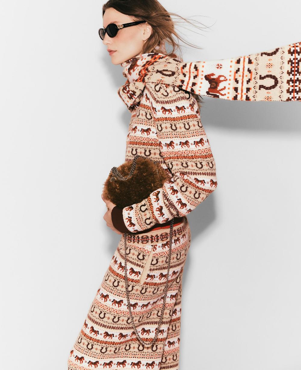 Stella Fair Isle Wool Scarf