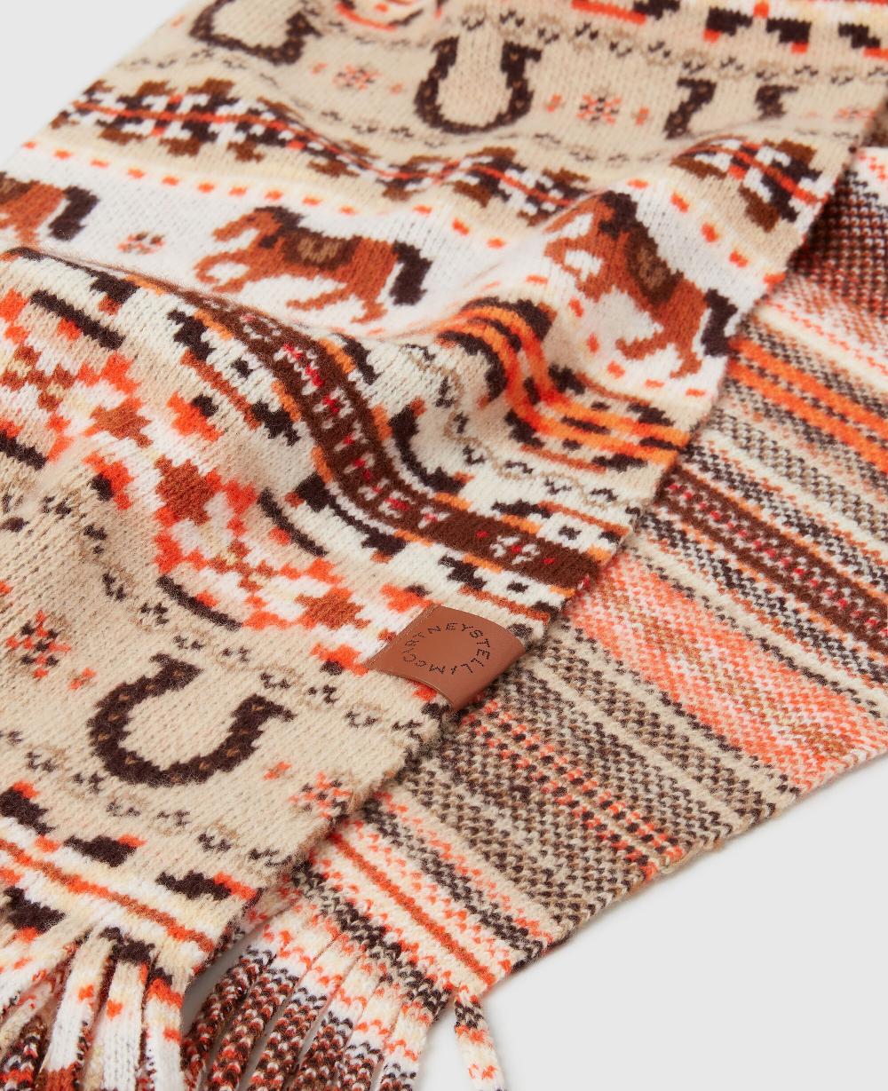 Stella Fair Isle Wool Scarf